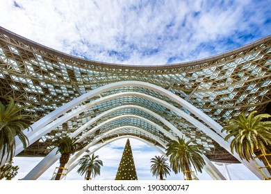 SANYA - CHINA,December 2020 :Building Of CDF Mall, The World Largest Duty Free Shopping Center In Sanya Hainan China.