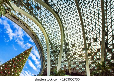 SANYA - CHINA,December 2020 :Building Of CDF Mall, The World Largest Duty Free Shopping Center In Sanya Hainan China.