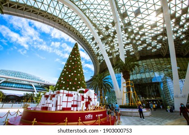 SANYA - CHINA,December 2020 :Building Of CDF Mall, The World Largest Duty Free Shopping Center In Sanya Hainan China.