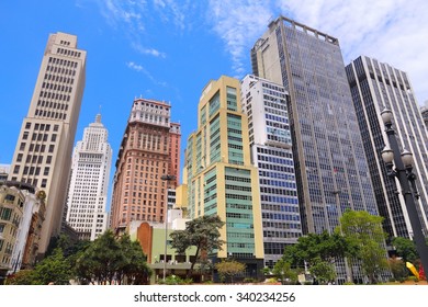 Sao Paulo, Brazil - Big City Skyscraper Skyline.