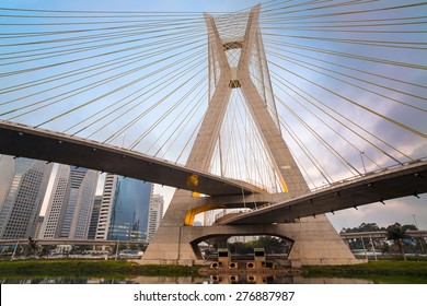 Sao Paulo Landmark Estaiada Bridge - Brazil