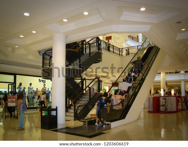 Sao Paulospbrazil 01222010 Stairs Shopping Patio Stock Photo Edit