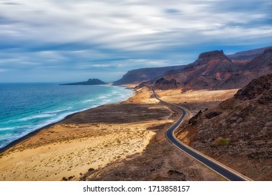 Sao Vicente Coastline From Monte Verde, Cape Verde