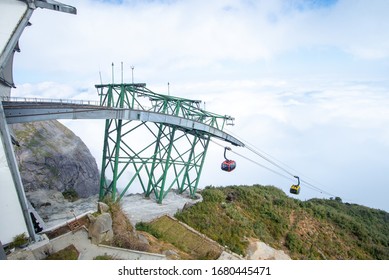  Sap: Vietnam- December 31 2019 Cable Car Electric Transport In Sapa Vietnam 