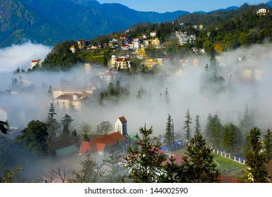 Sapa In The Mist ,VietNam