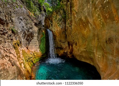 The Sapadere canyon in the Taurus mountains, Alanya, Turkey
