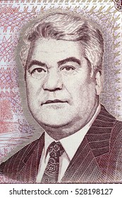 Saparmurat Niyazov Portrait From Turkmenistan Money 