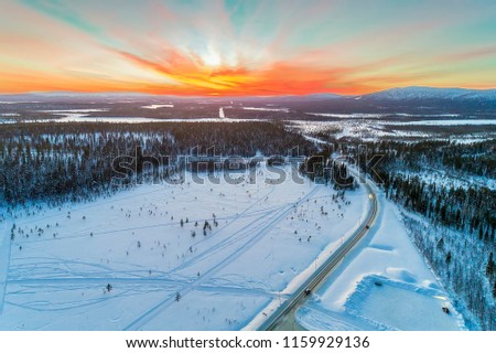 Sapmi/Lapland, is the cultural region traditionally inhabited by the Sami people. The largest part of Lapland lies north of the Arctic Circle. Sunset Levi is ski resort in Finland