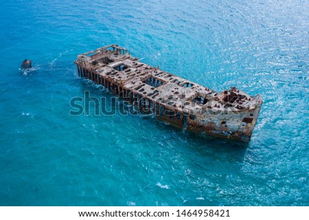 Sapona Shipwreck of the Bahamas in the Caribbean 