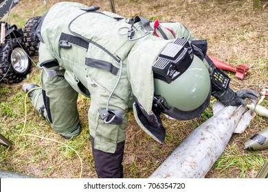 Sapper. Person In Bomb Suite.