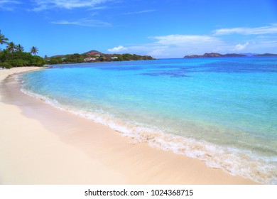 Sapphire beach on St. Thomas island