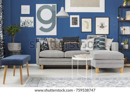 Similar – Image, Stock Photo End on blue Style Design