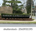 Sarah Lawrence College entrance sign