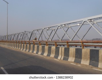 Saraighat Bridge, On The River Brahmaputra, In Guwahati, India Is The First Bridge Constructed On The River Brahmaputra In Assam. 