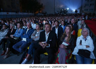 Sarajevo, Bosnia And Herzegovina - 12 08 2022: Honorary Heart Of Sarajevo Presented To Swedish Filmmaker, Ruben Östlund At The 28th Sarajevo Film Festival