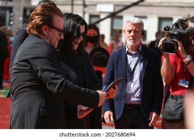 SARAJEVO, BOSNIA AND HERZEGOVINA - AUGUST 15: Bono Vox on the Red Carpet of the 27th Sarajevo Film Festival
