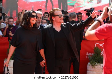 SARAJEVO, BOSNIA AND HERZEGOVINA - AUGUST 15: Bono Vox on the Red Carpet of the 27th Sarajevo Film Festival