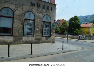 SARAJEVO, BOSNIA AND HERZEGOVINA - JULY 24TH, 2022: Site Of The Assassination Of Archduke Franz Ferdinand