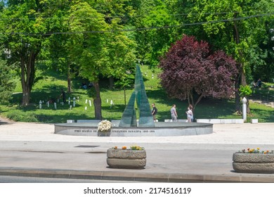 Sarajevo, Bosnia and Herzegovina - June 3, 2022: Memorial of the Murdered Children of Besieged Sarajevo 1992-1995.