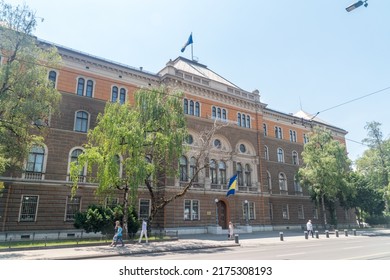 Sarajevo, Bosnia And Herzegovina - June 3, 2022: The Presidency Building Of Bosnia And Herzegovina.