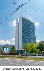 Sarajevo, Bosnia And Herzegovina - June 3, 2022: The Council Of Ministers Of Bosnia And Herzegovina Also Called Bosnian Government. Building With Ministry Of Security Of Bosnia And Herzegovina.