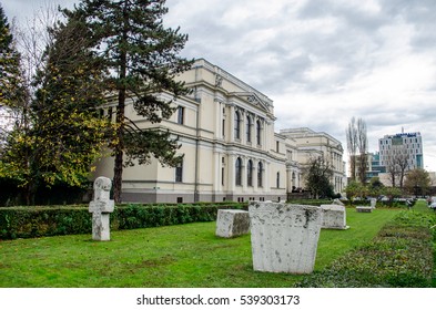 SARAJEVO, BOSNIA AND HERZEGOVINA - NOVEMBER 02, 2016: National Museum Of Bosnia And Herzegovina