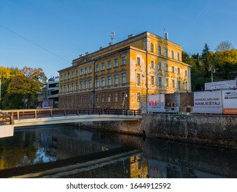 Sarajevo / Bosnia And Herzegovina - October 19, 2019: Secondary School Of Agriculture, Food Processing, Veterinary Medicine And Service Industries On Left Bank Of Miljacka River. - Image