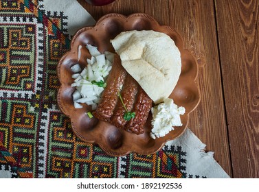 Sarajevski cevapi - hails from the city of Sarajevo, of meat for these tasty meat rolls – purists make them exclusively with ground beef, salt, and pepper,