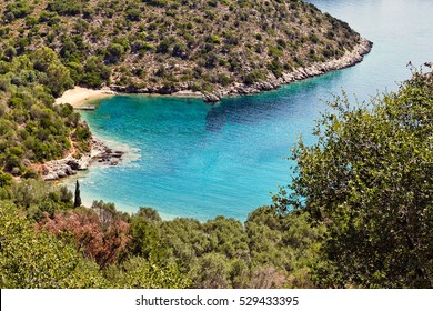 Sarakiniko In Ithaki Island, Greece