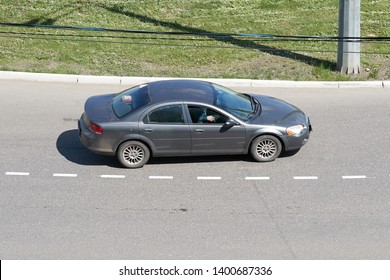 SARANSK, RUSSIA - MAY 17, 2019: Chrysler Sebring On City Road.