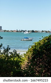 Sarasota Bay with the John Ringling Causeway bridge in the background in Sarasota, Florida - Shutterstock ID 1667495215