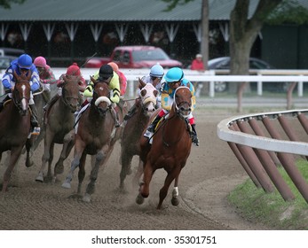 SARATOGA SPRINGS, NY- AUGUST 8: Edgar Prado Aboard 