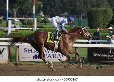 SARATOGA SPRINGS, NY- SEPT 7: Jamie Theriot Aboard 