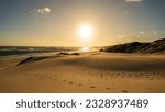 Sardinia Bay Beach just before sunset, Port Elizabeth (South Africa)