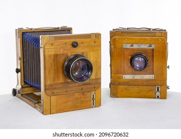 Sarin Wooden Camera On A Set Background