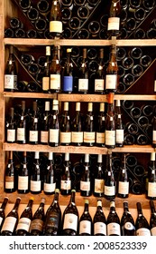 Sarzeau,France - June 6 2021 : A Wine Merchant