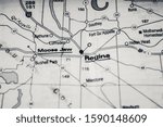 Sascatchevan state on the map