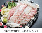 Sashimi, fresh raw fish dish