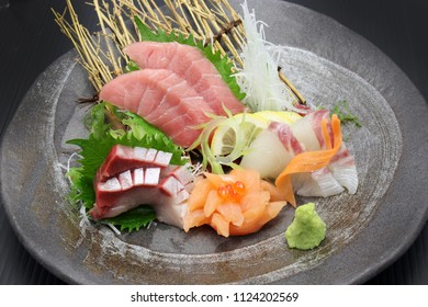 Sashimi Japanese Delicacy Consisting Very Fresh Stock Photo 1124202569 ...