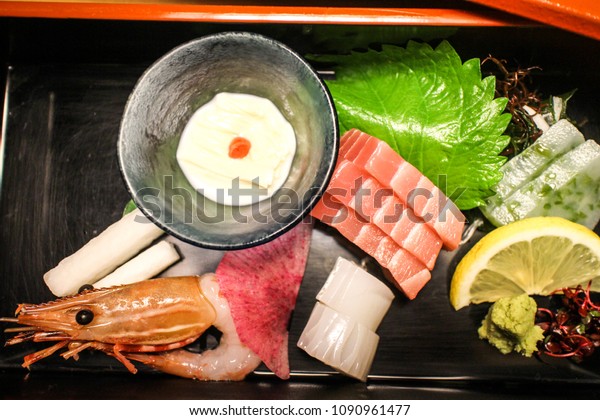 Sashimi Kaiseki Set Kyushu Japan Stock Photo 1090961477 | Shutterstock