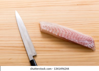 Sashimi Knife, Cutting Board