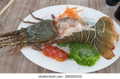 Sasimi Of Spiny Lobster Or 
Palinuridae Latreille