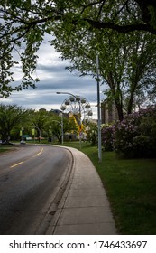 Saskatoon, SK / Canada - May 30 2020: Empty Park Saskatoon 