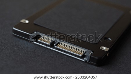 Sata SSD Solid state drive disk used in modern computers is faster than traditional HDD