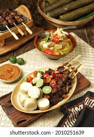 Sate Kambing Goat Satay Typical Central Stock Photo 2010251639 ...