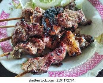 Sate klatak is one of the traditional foods from Indonesia, to be precise from Yogyakarta