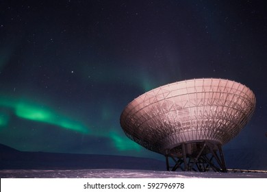 ice on satellite dish