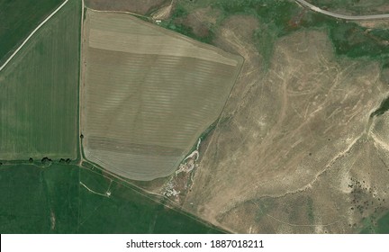 Satellite Top View Texture Over Colorado