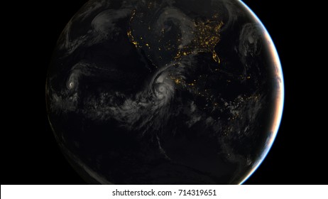 Satellite view of hurricane Patricia. Elements of this image furnished by NASA. - Powered by Shutterstock