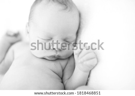 Similar – Image, Stock Photo Baby girl wrapped in a blanket